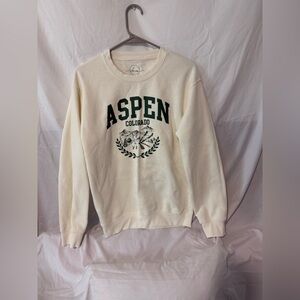 Aspen Colorado Cream Sweatshirt